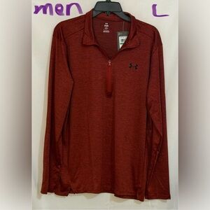 Under Armour Red Performance Pullover